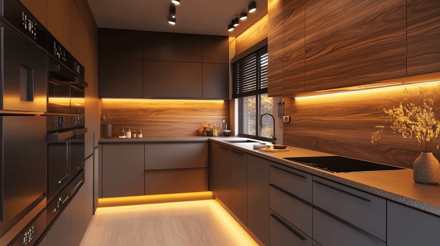 Cocina moderna con madera: unir calidez y estilo