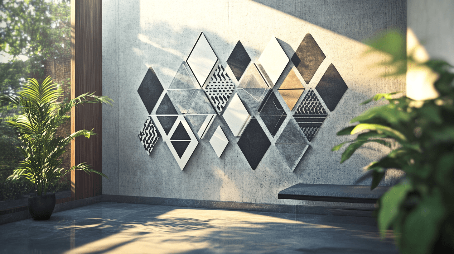 Diseño de paredes: Patrones geométricos para acentos creativos
