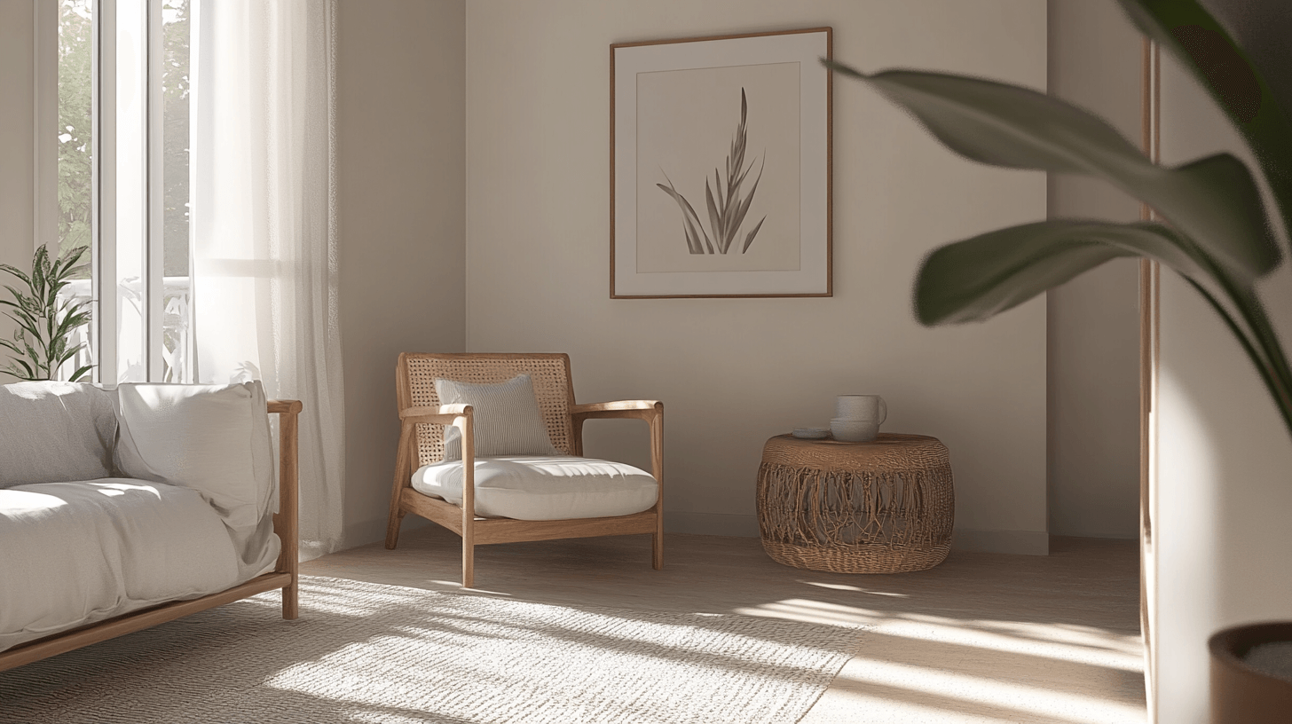 Diseño de color minimalista para un hogar armonioso