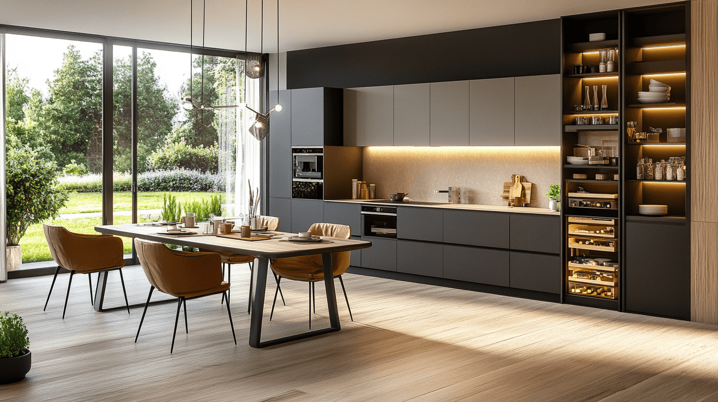 Muebles para la cocina-comedor: funcionalidad se encuentra con diseño