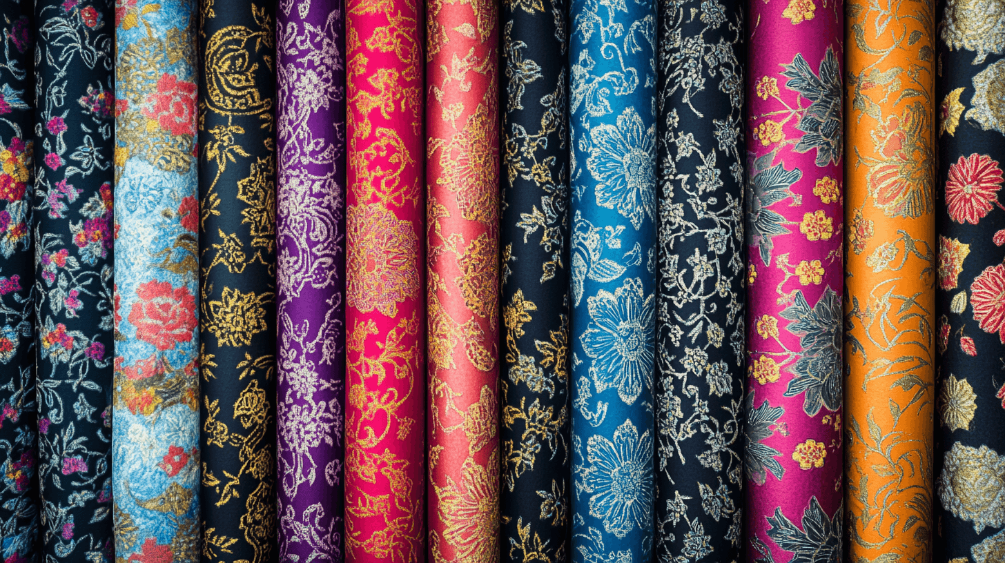Colores y patrones en estilo oriental