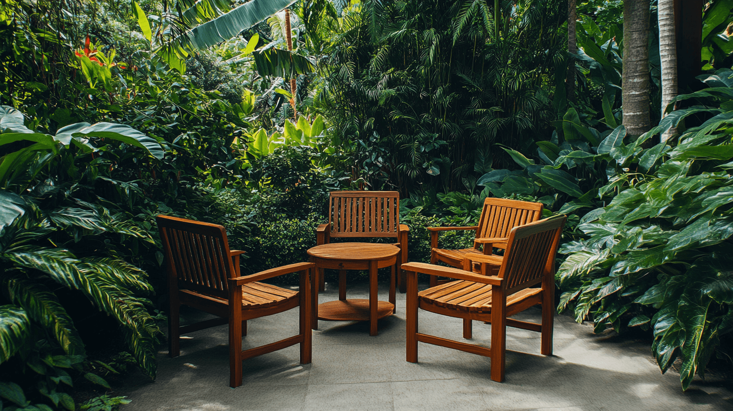 Muebles de jardín de madera: Elegancia natural para el exterior