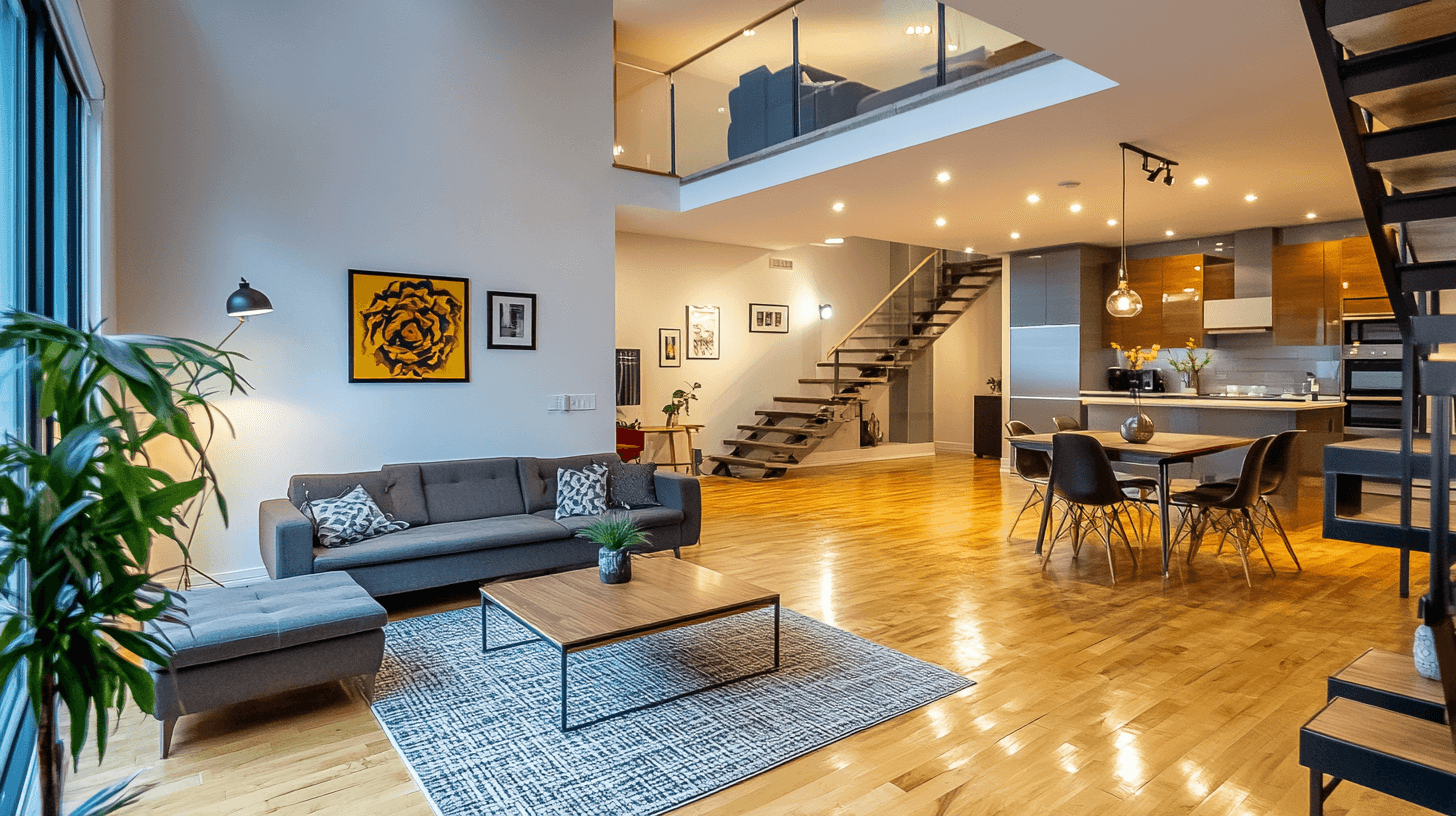 Distribución del espacio en el loft: Crear zonas
