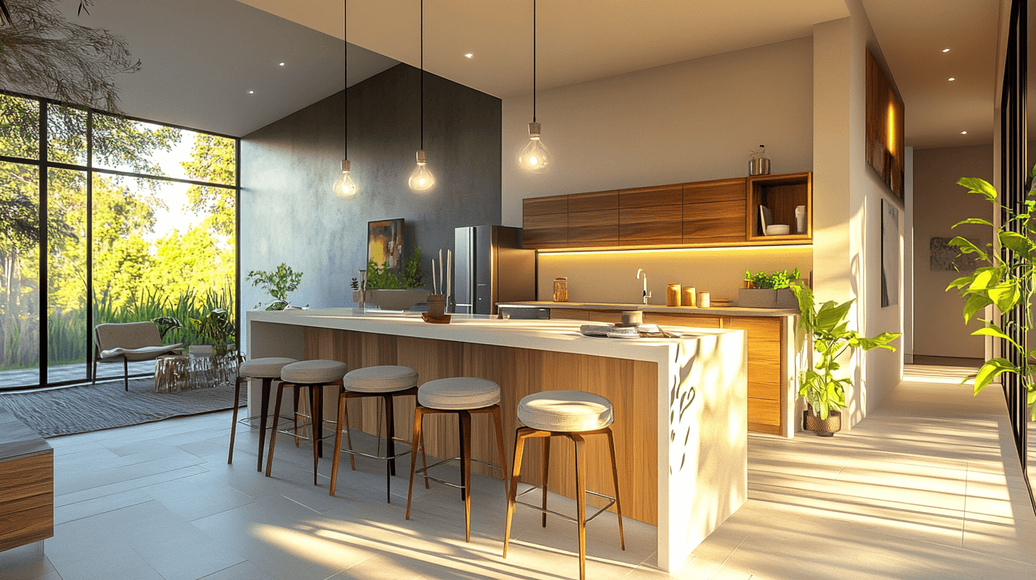 Opciones de diseño para islas de cocina