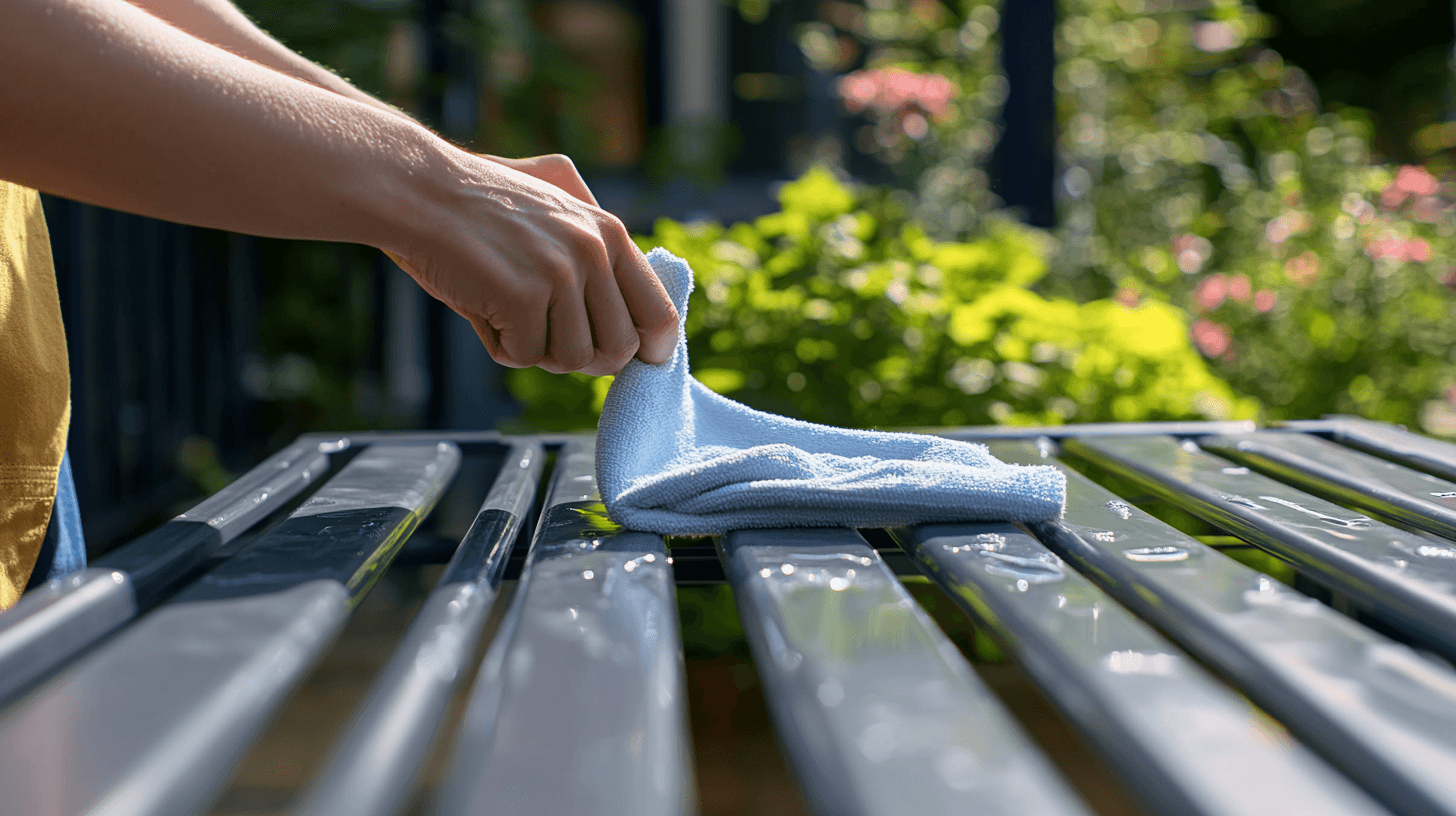 Cuidado y limpieza de muebles de jardín de plástico