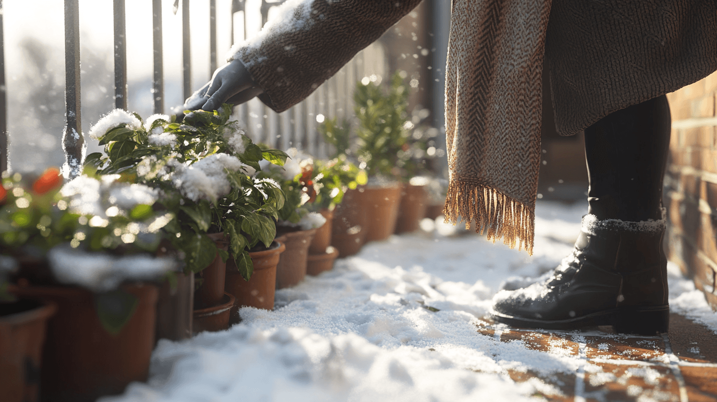 Cuidado y protección de las plantas de balcón en invierno