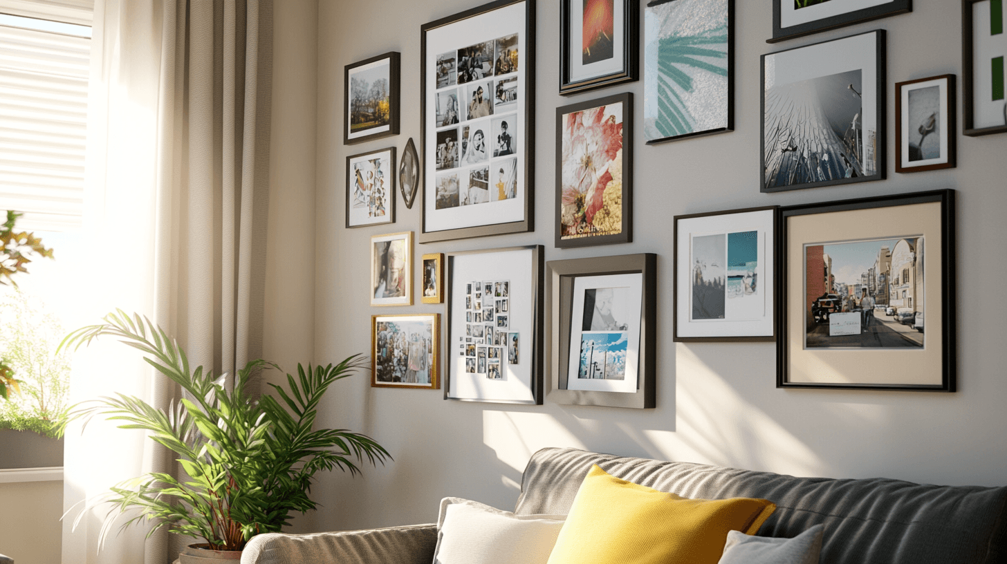 Diseñar paredes de fotos: escenificar recuerdos con estilo