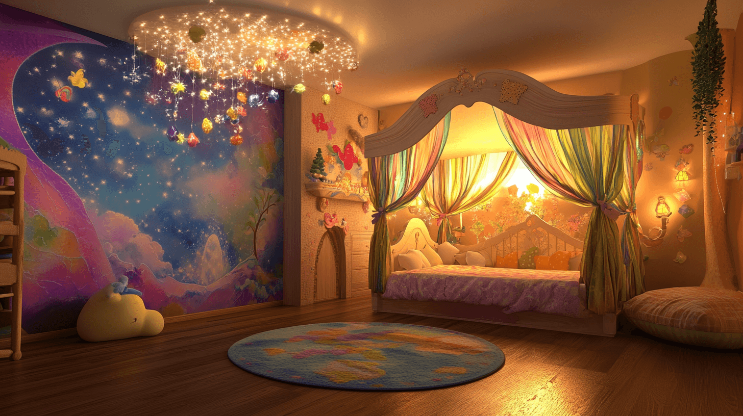 Habitación infantil de estilo de cuento de hadas: fomentar la creatividad y la fantasía