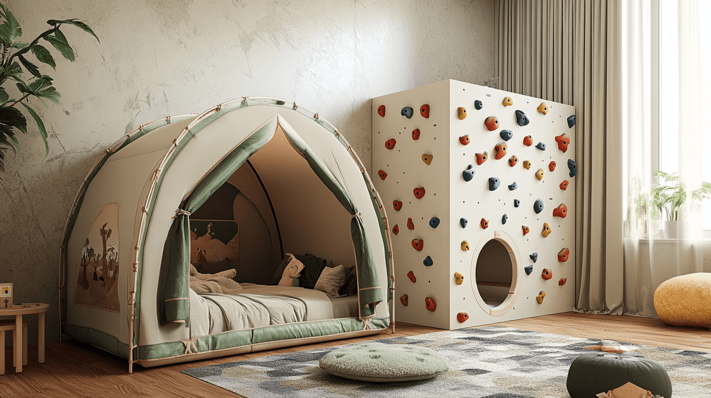 Muebles aventureros para la habitación infantil