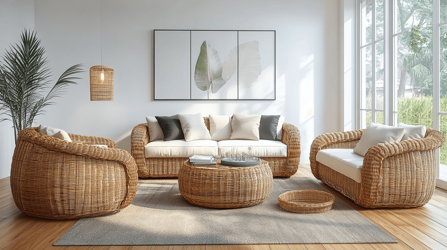 Muebles de ratán en interiores: Añadir toques de estilo