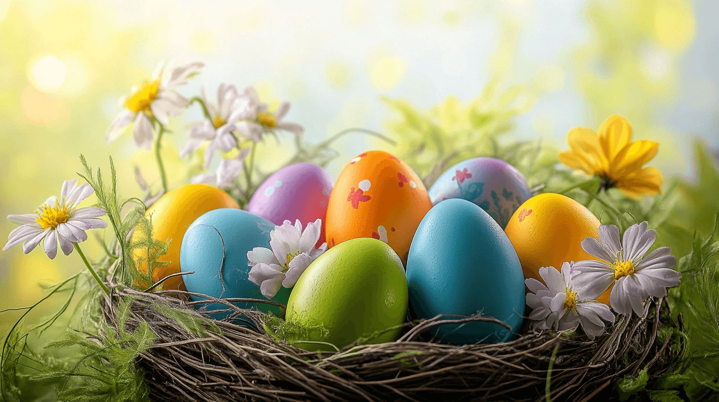 Ideas de decoración festiva para Pascua: Añadir toques de color