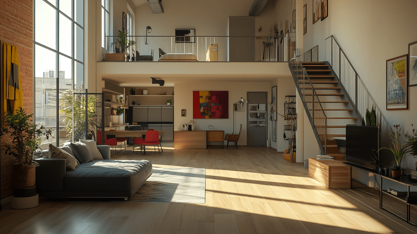 Conceptos de color para lofts: Diseñar espacios abiertos con estilo