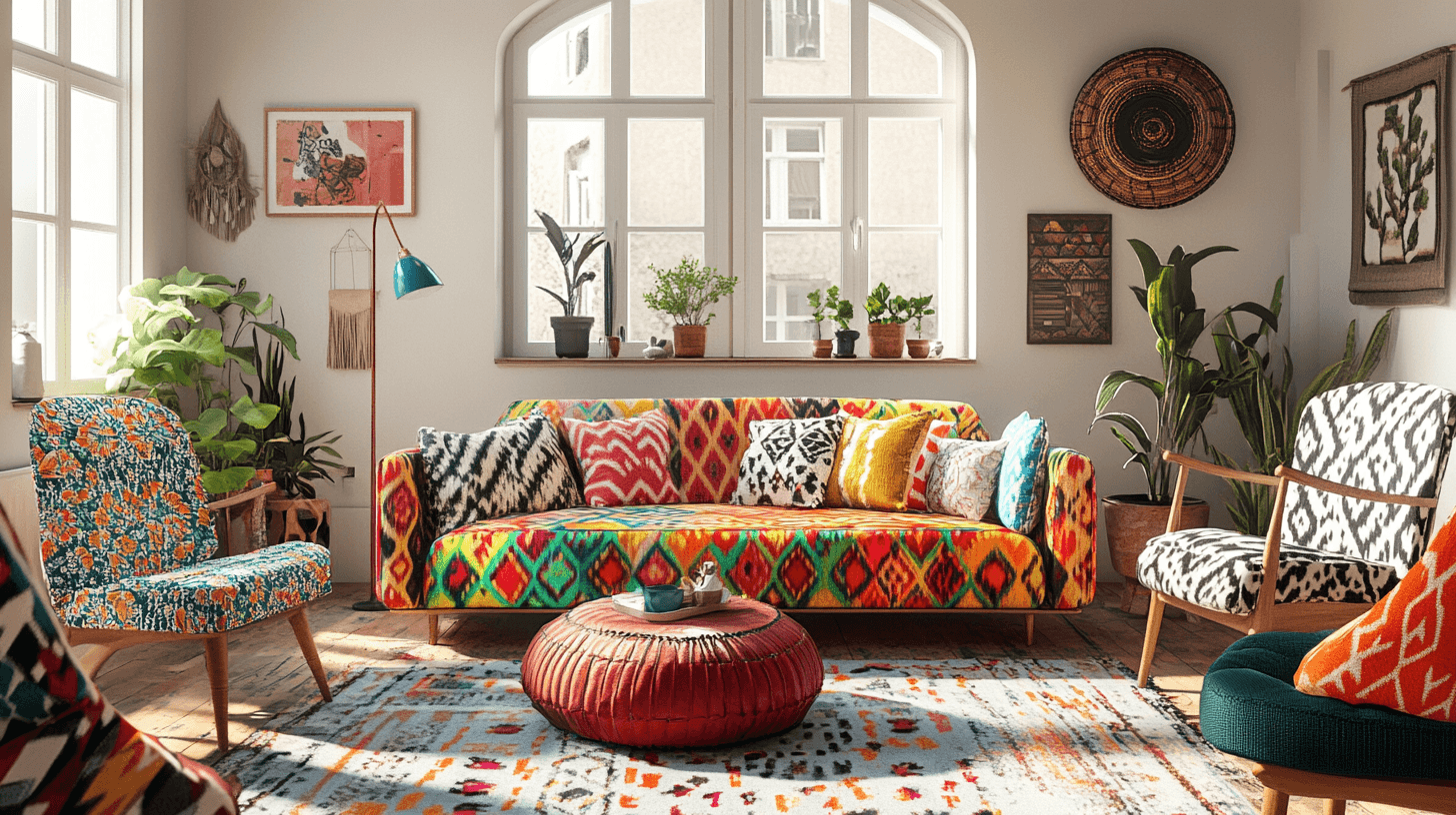 Muebles en estilo Colorful Boho
