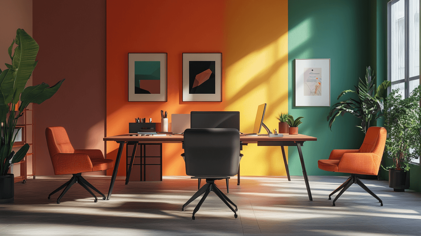 El efecto de los colores en el ambiente de trabajo