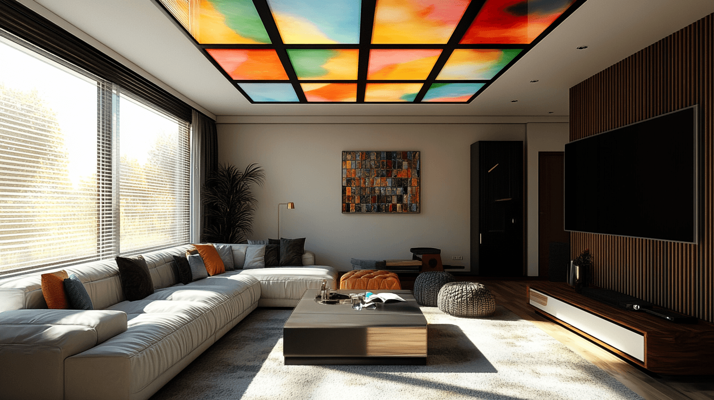 Techos de colores: La superficie a menudo subestimada en el diseño de interiores