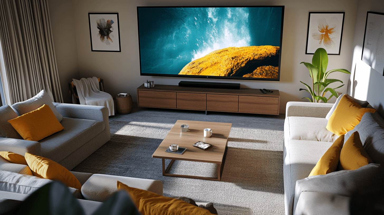 La elección correcta de muebles para tu sala de TV