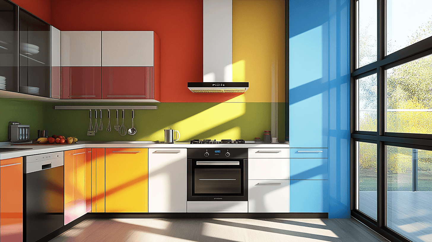 Paredes de colores en la cocina: Unir creatividad y disfrute