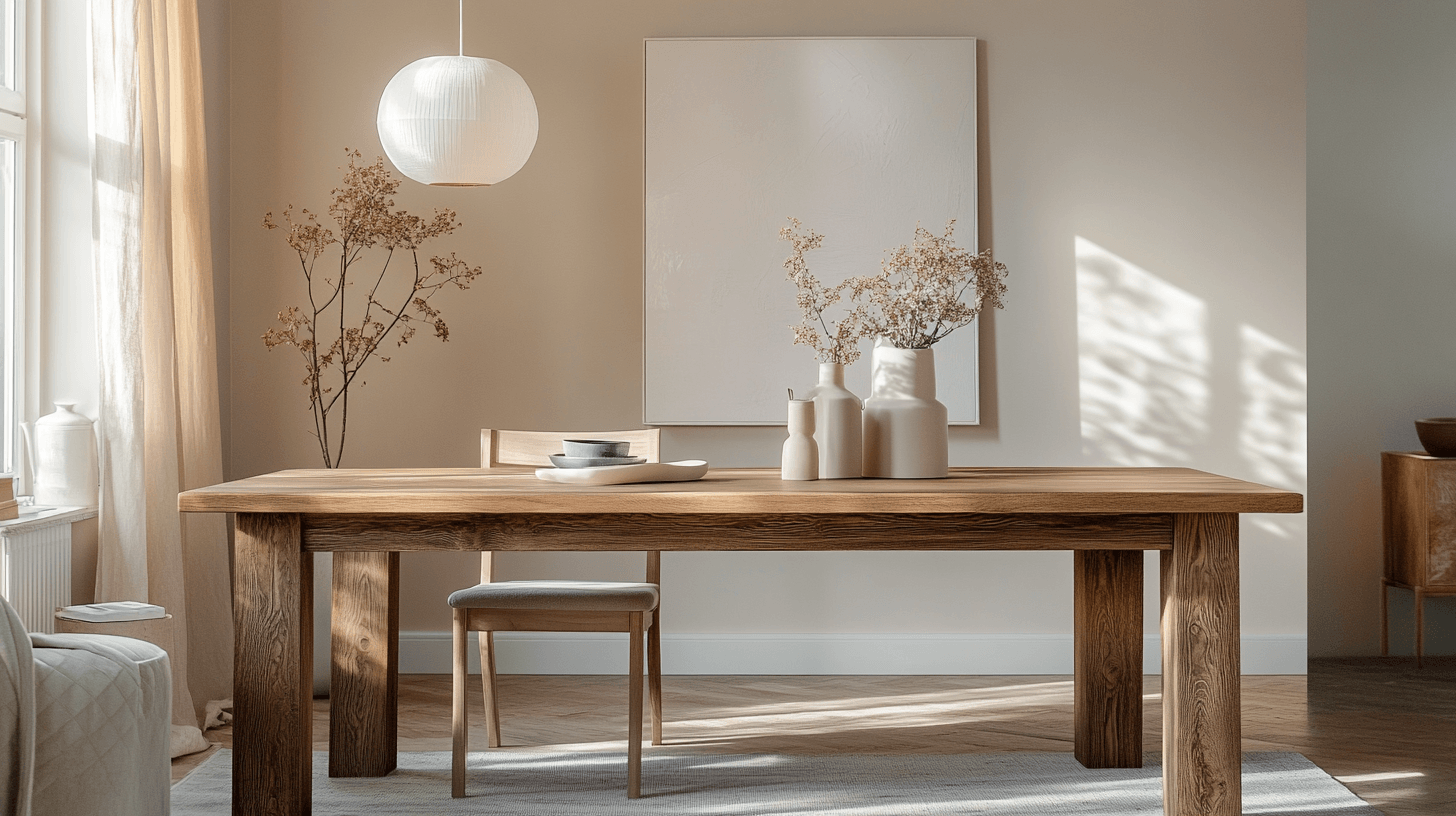 Mesas de comedor de madera maciza: El compañero perfecto para ocasiones especiales