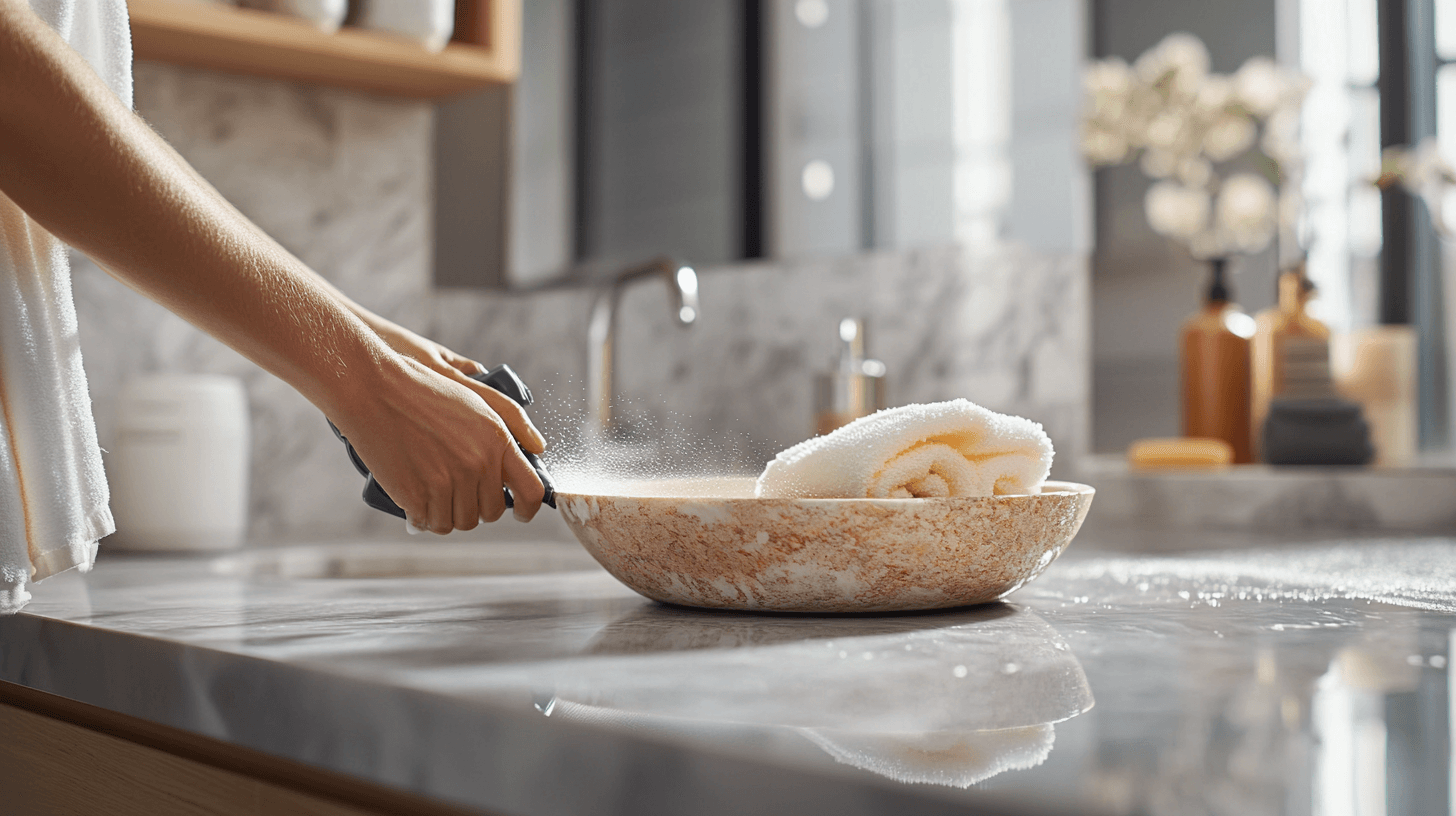 Cuidado y mantenimiento de la piedra natural en el baño