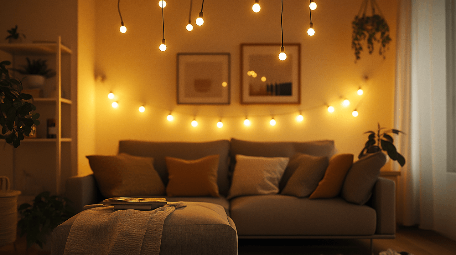 Guirnaldas de luces como decoración: Iluminación acogedora para cada temporada