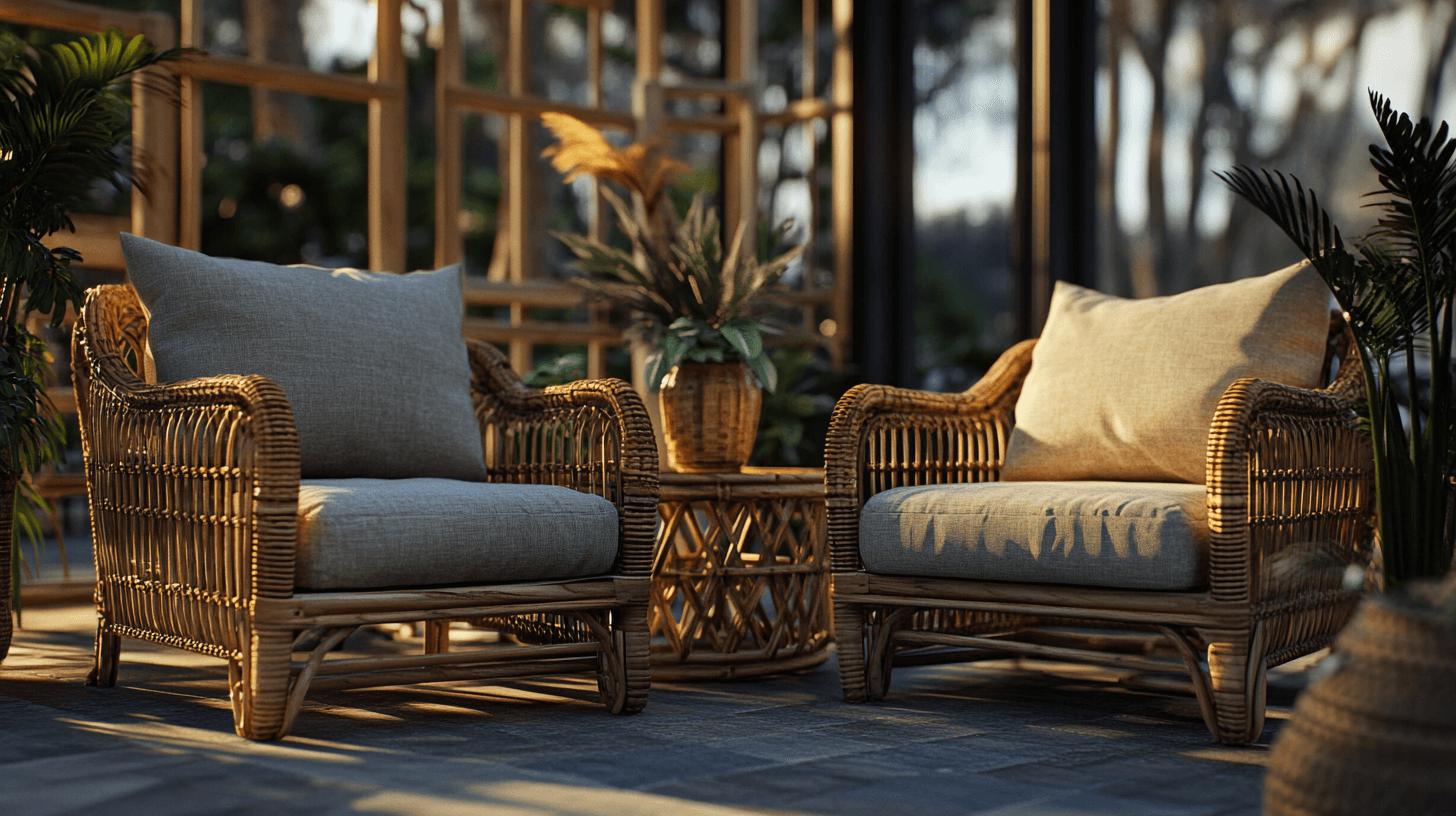 Los muebles adecuados para tu jardín de invierno