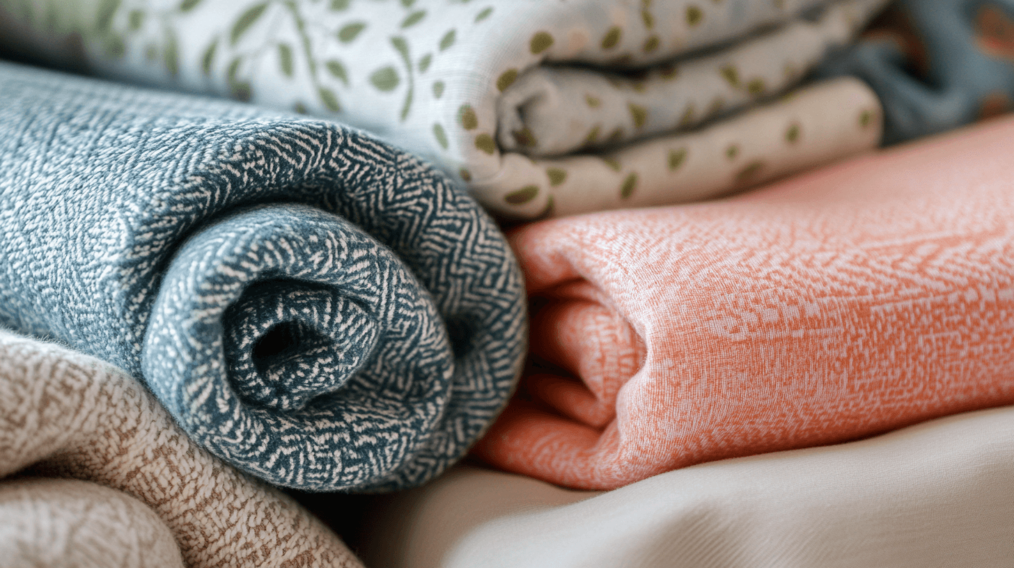 Materiales para mantas y almohadas de verano