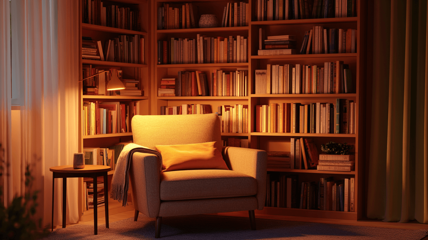 Diseñar el rincón de lectura perfecto