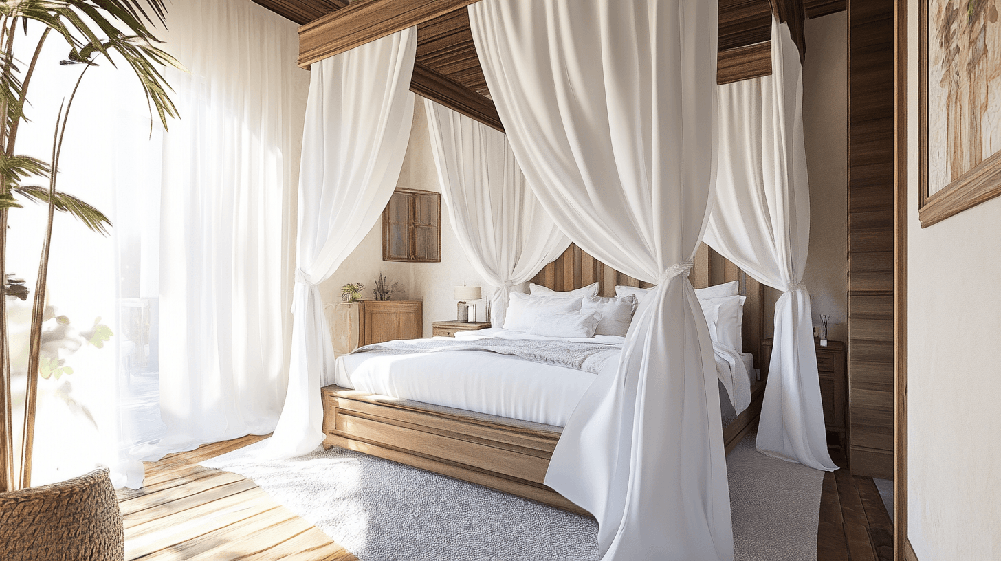 Un lugar para soñar: camas con dosel para noches románticas
