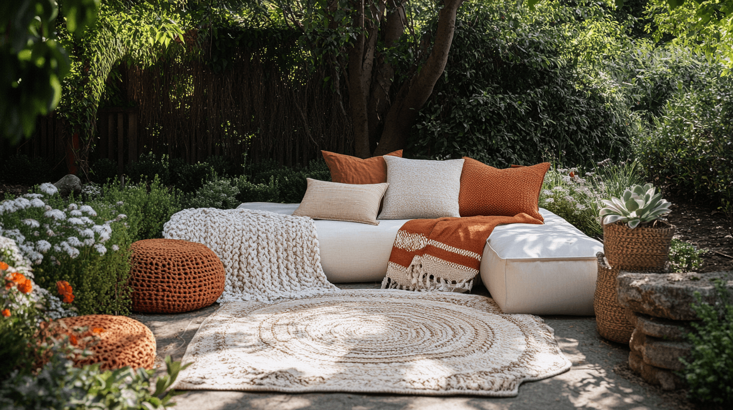 Textiles para exteriores: Añadir acentos decorativos