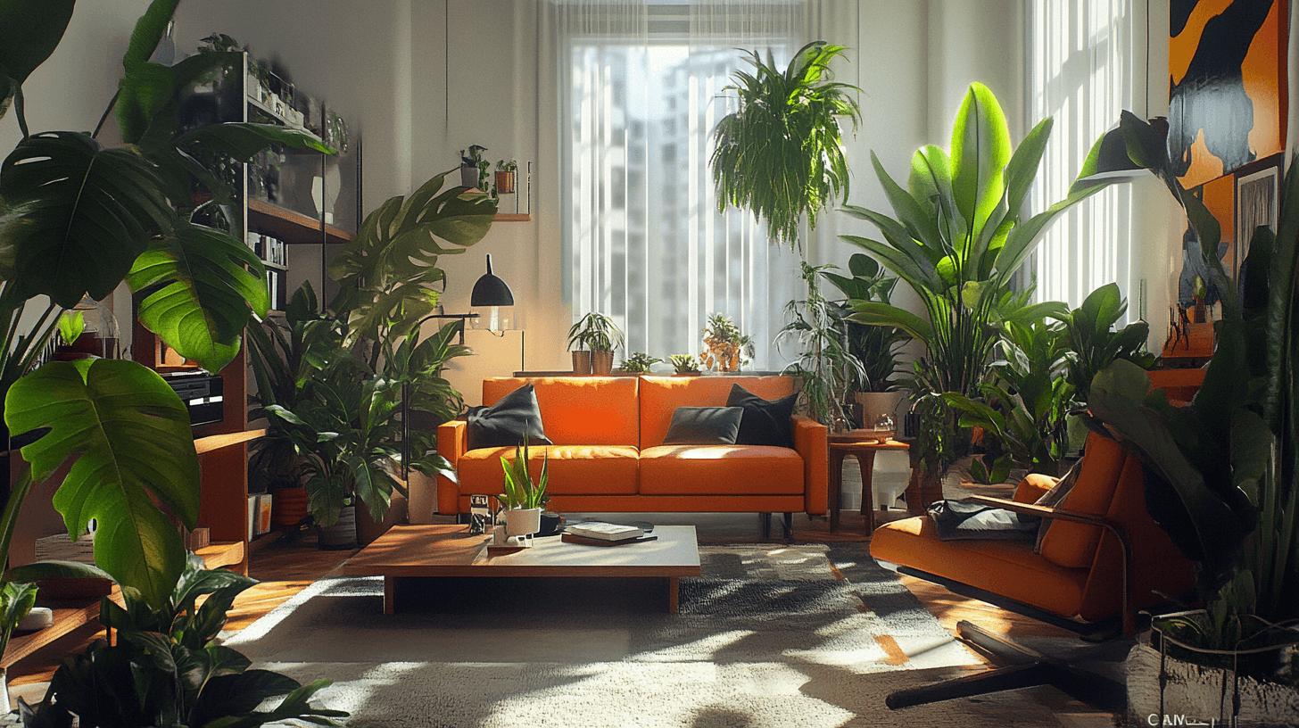 Plantas: Acentos vivos en el apartamento de la ciudad