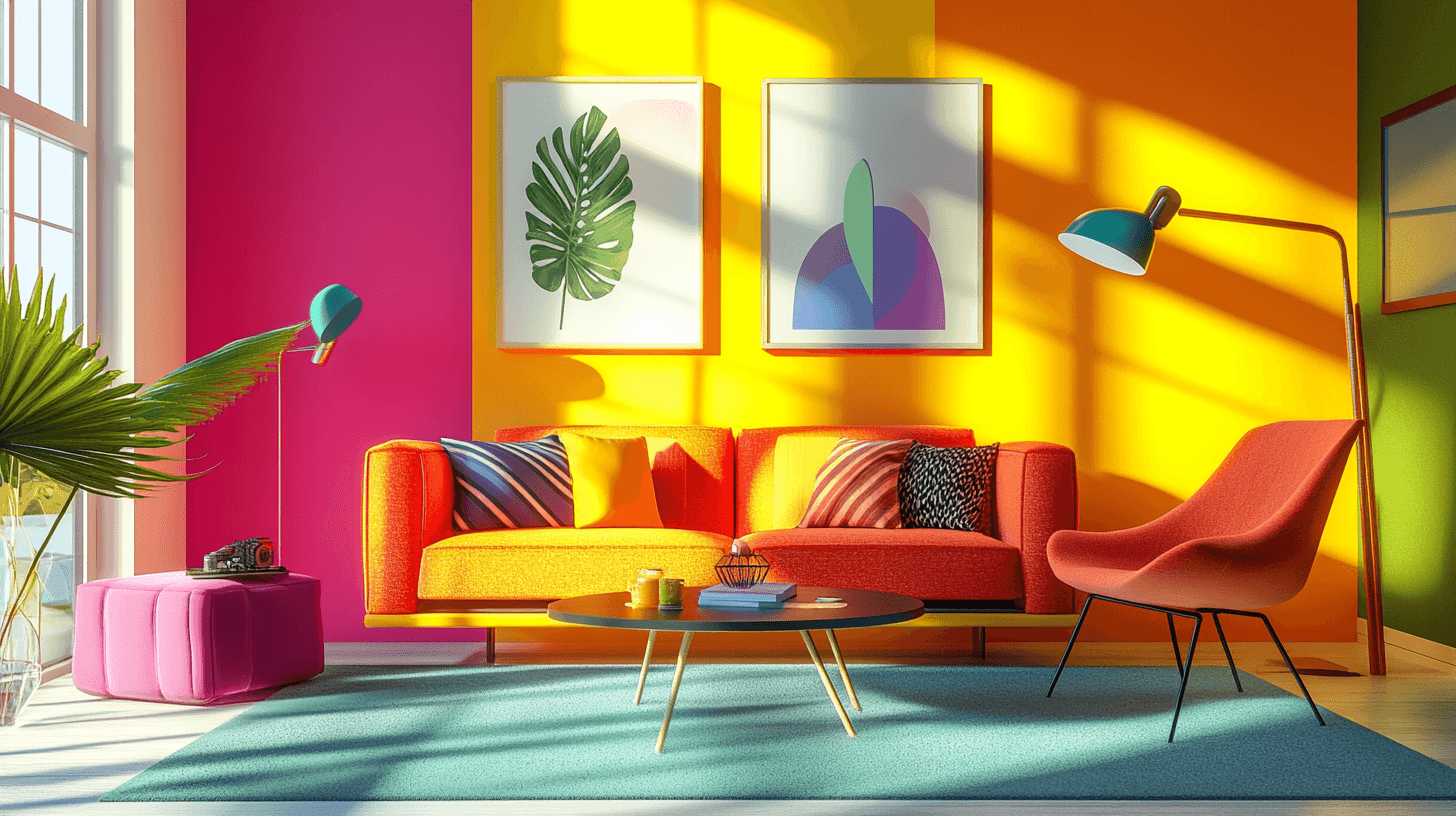 La magia de los colores en estilo Retro Pop