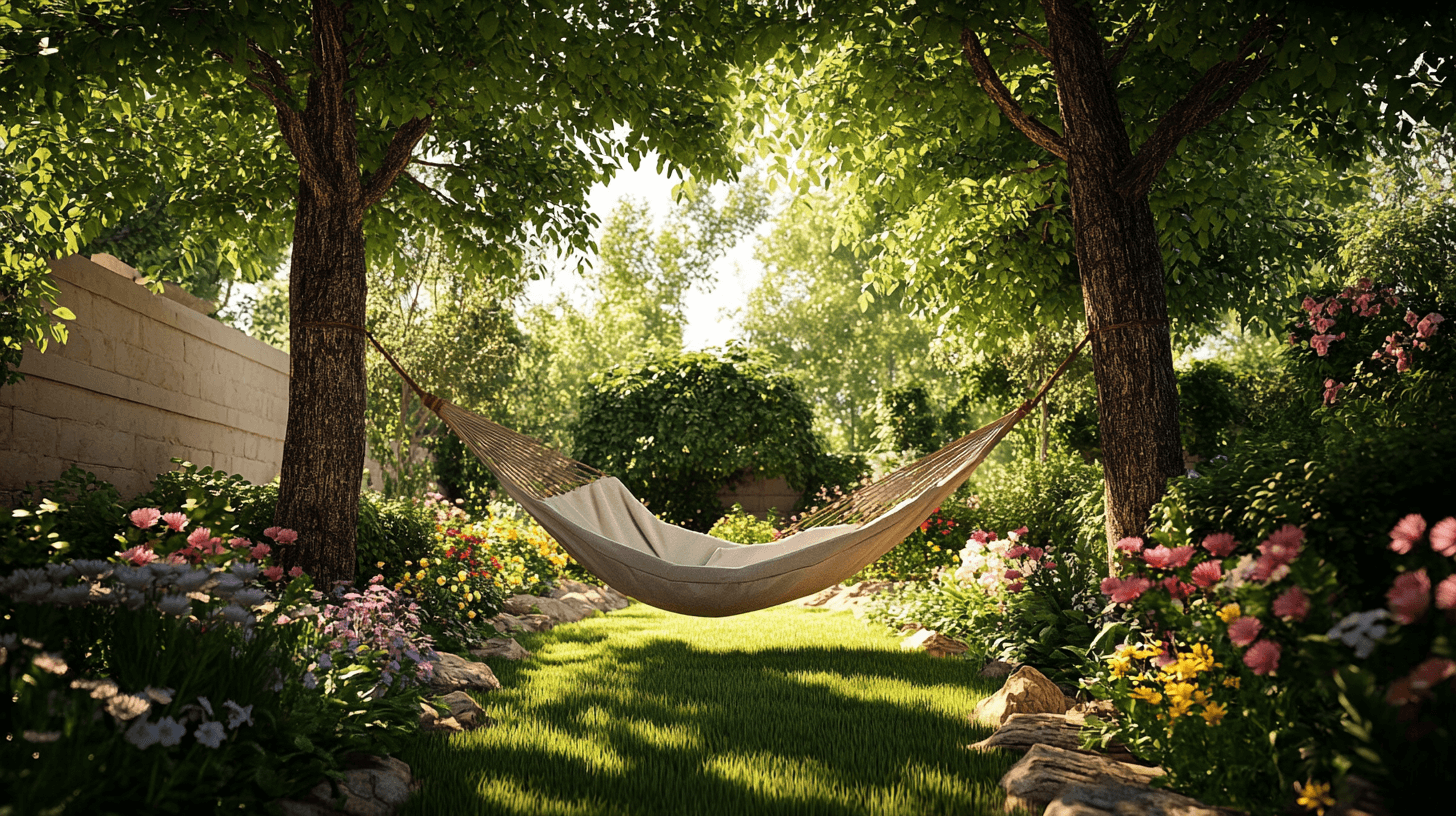 Hamacas en el jardín: Relajación al aire libre