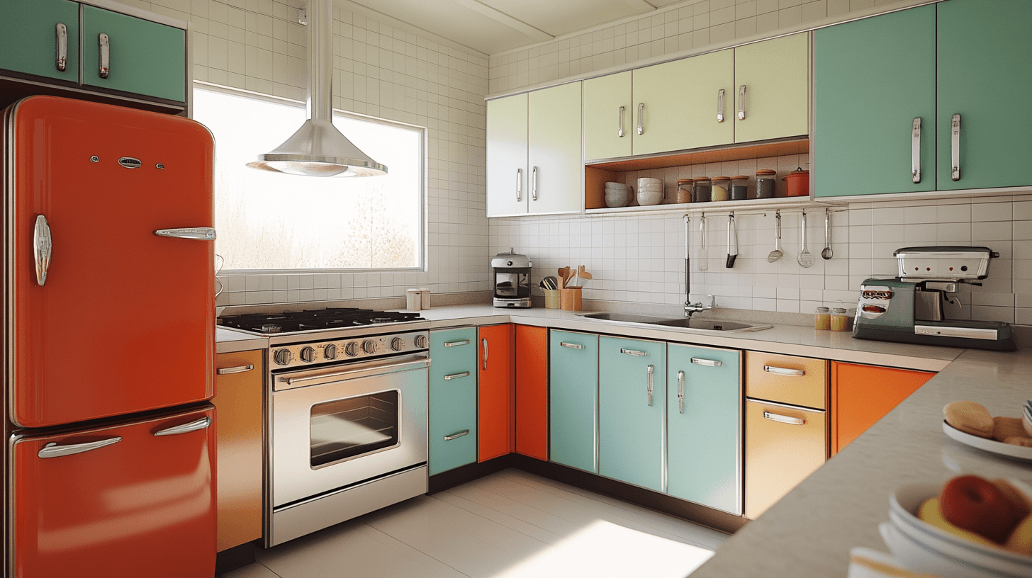 Cocina de estilo retro: clásicos con un toque moderno