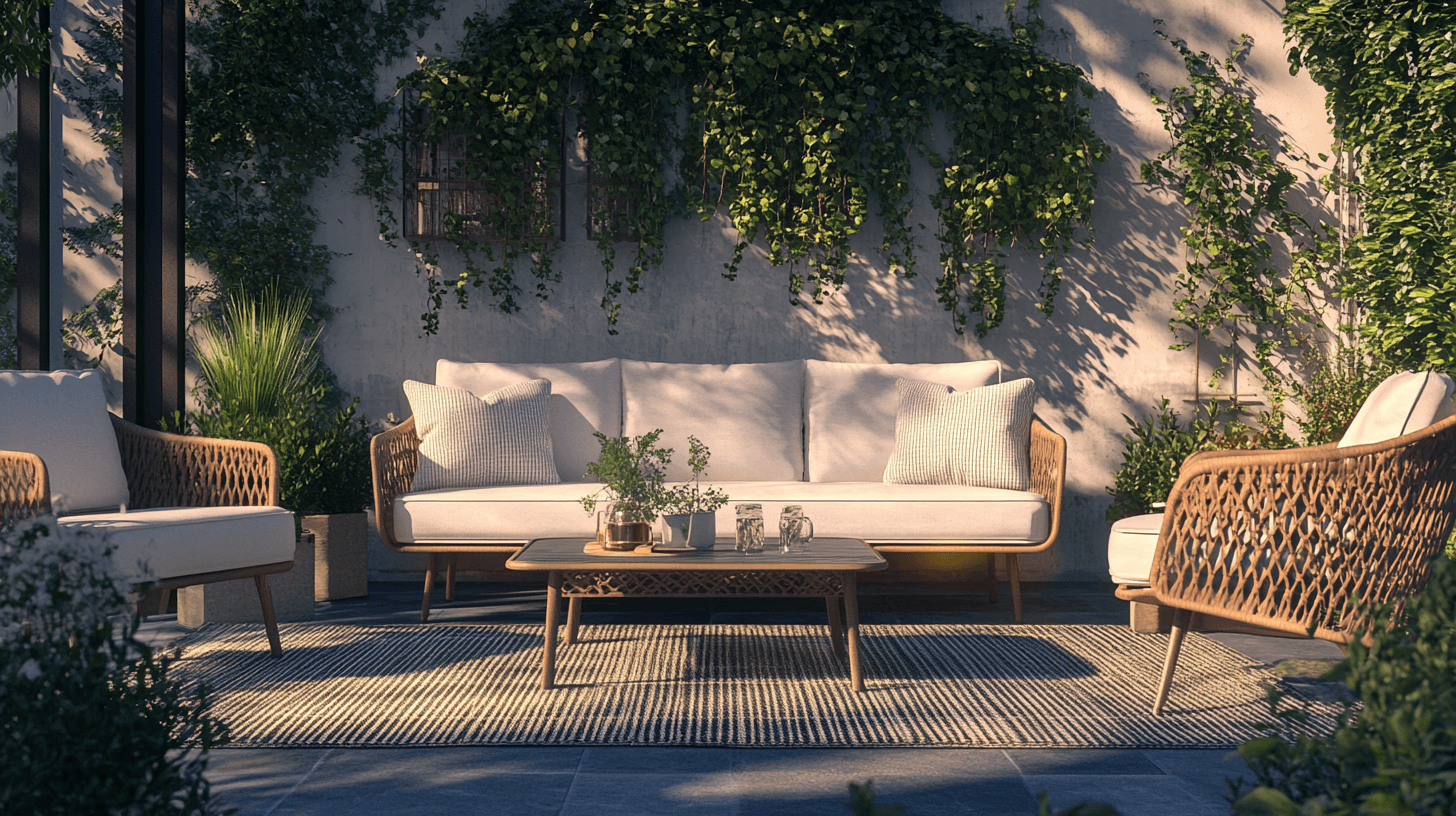Muebles resistentes a la intemperie para exteriores