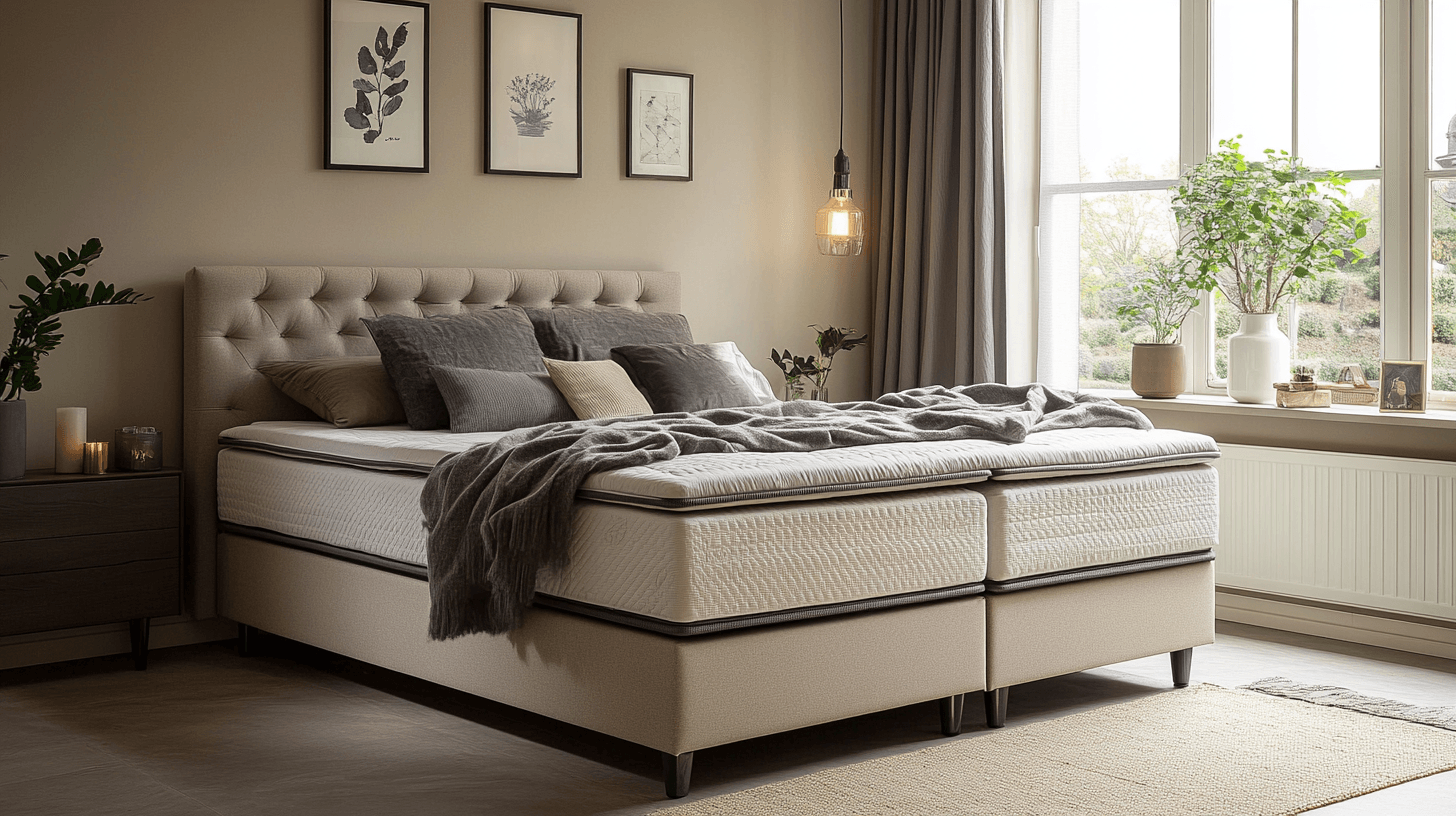 Integración de camas boxspring en el diseño del dormitorio