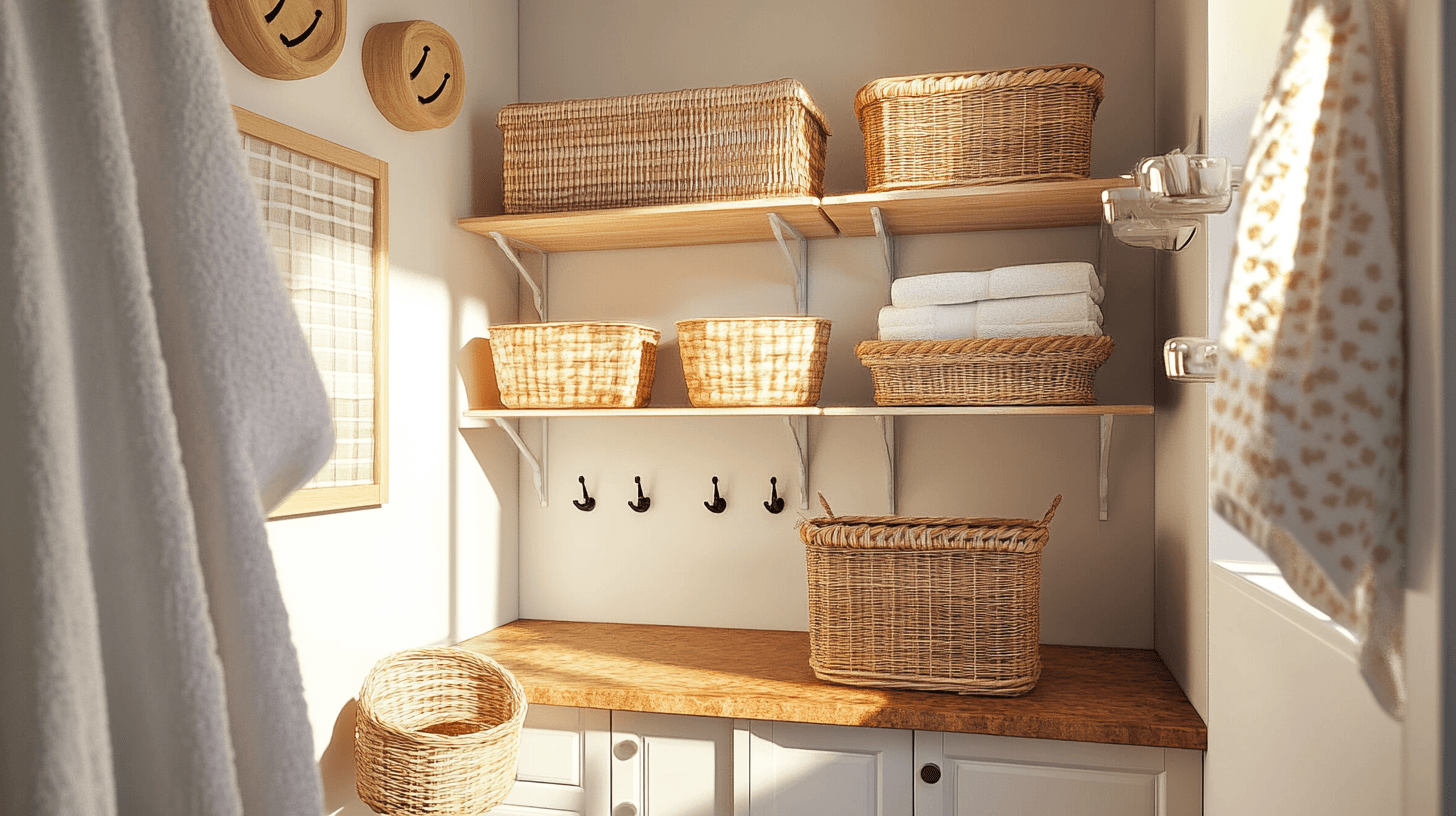 Soluciones creativas de almacenamiento para baños pequeños