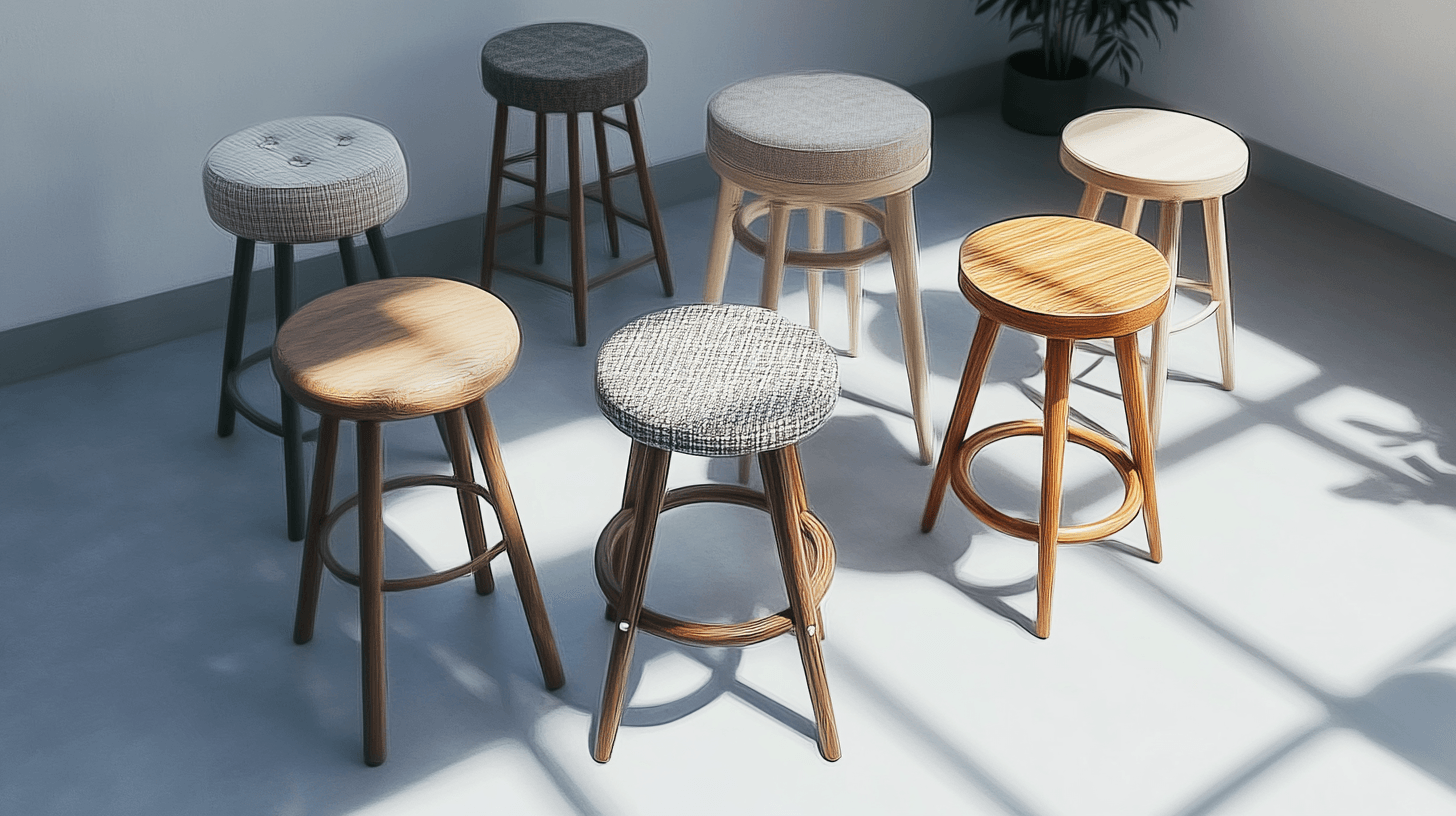 Materiales y diseños: Así encuentras el taburete adecuado