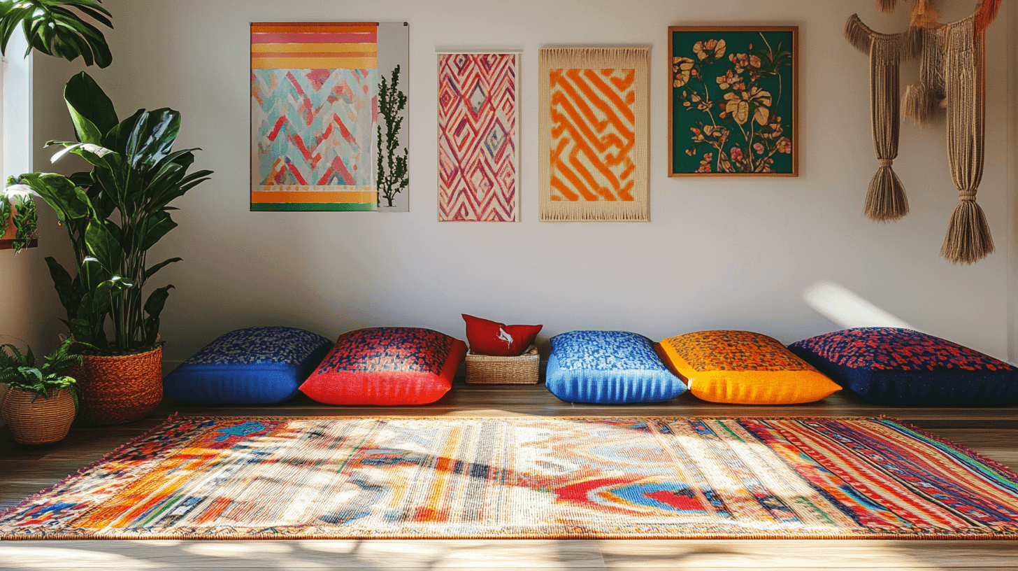 Decoración y colores en la sala de juegos