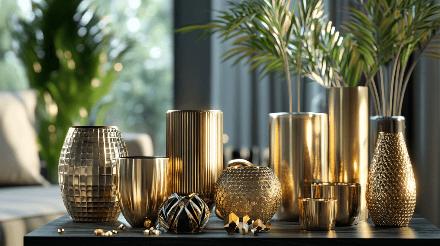Accesorios decorativos en oro: Pequeños detalles con gran impacto