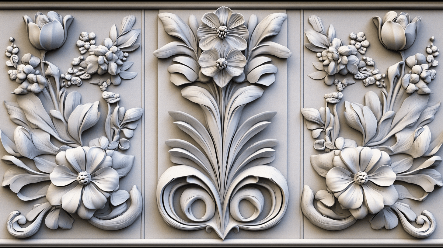 Elementos decorativos en estilo Art Nouveau: Añadir acentos florales