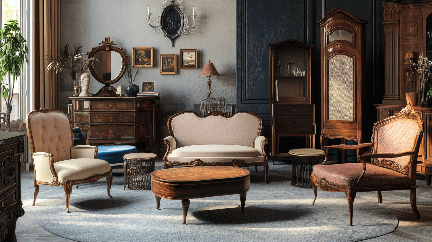 La diversidad de los muebles vintage: De Art Deco a Mid-Century Modern