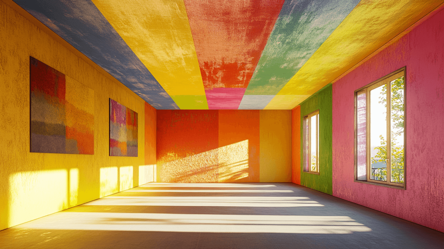 El efecto de los colores en el techo