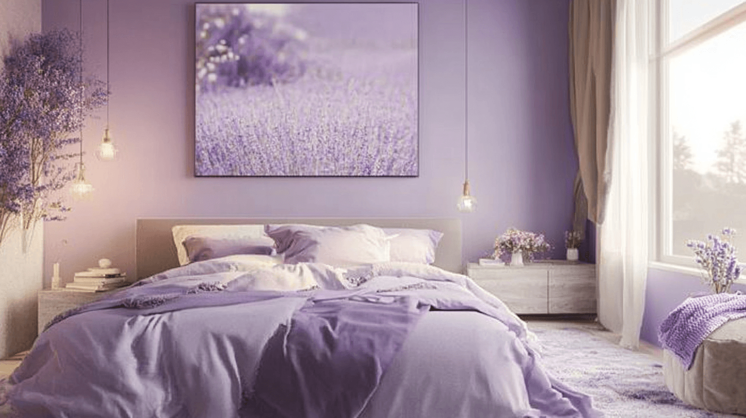 Estilos de vida con colores lavanda: De moderno a romántico