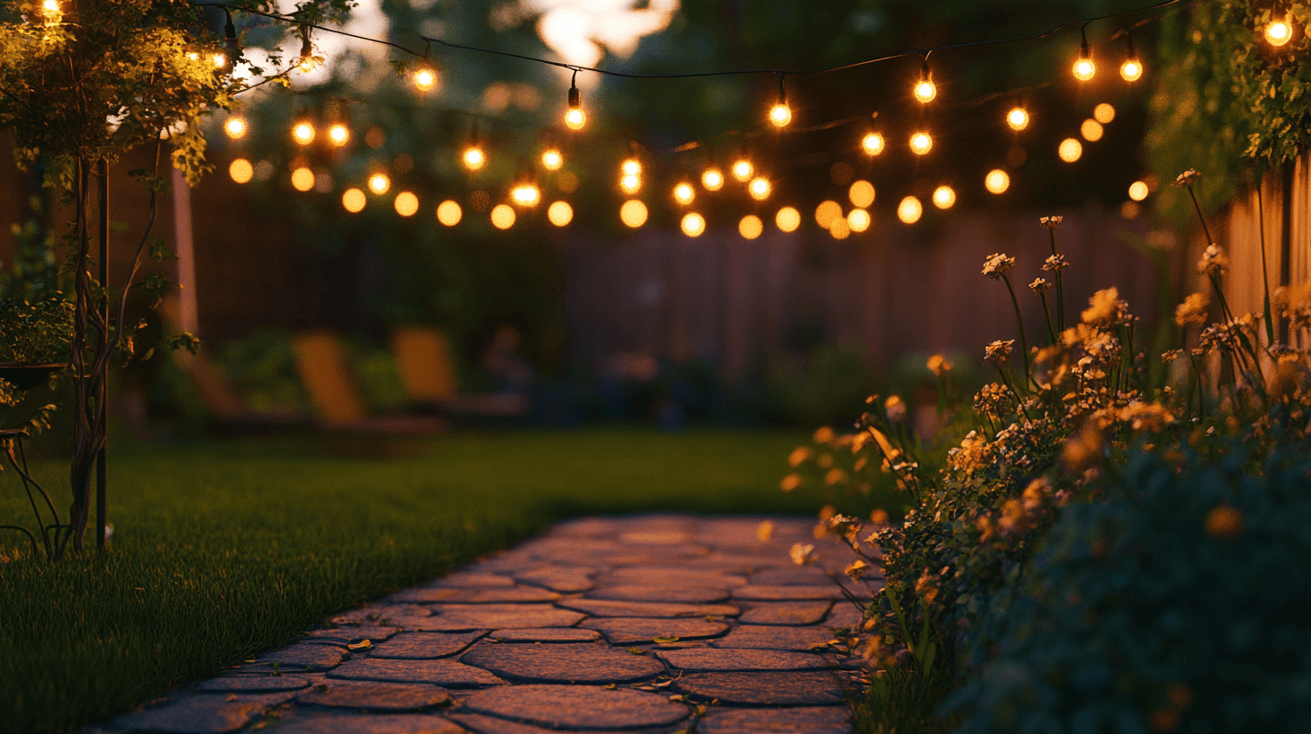 Guirnaldas de luces para exteriores: Ilumina con ambiente