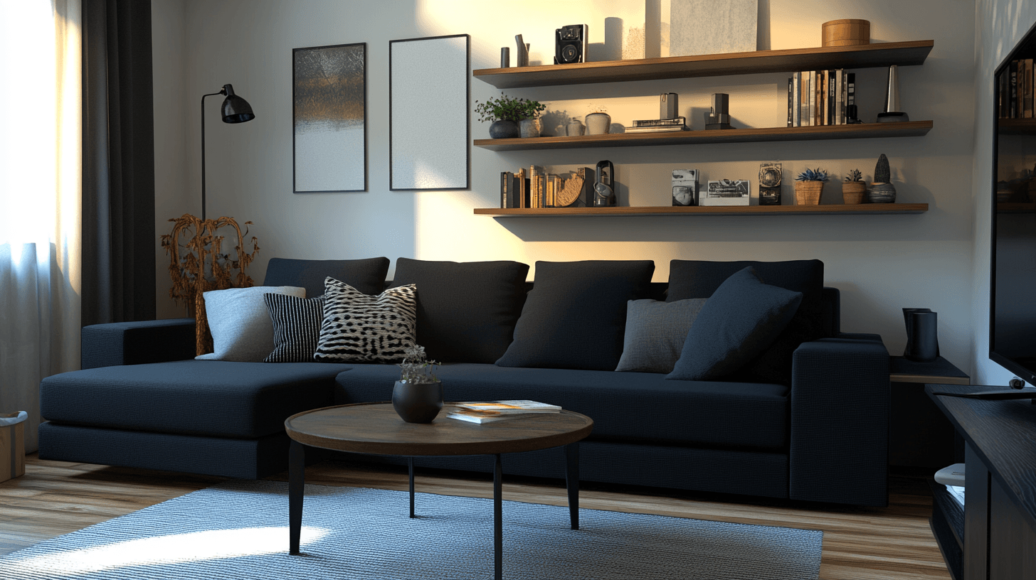 Muebles negros: Una declaración en cada habitación