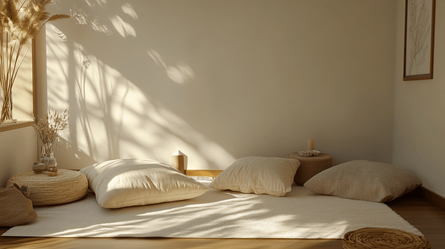 Decoración en la habitación de invitados escandinava