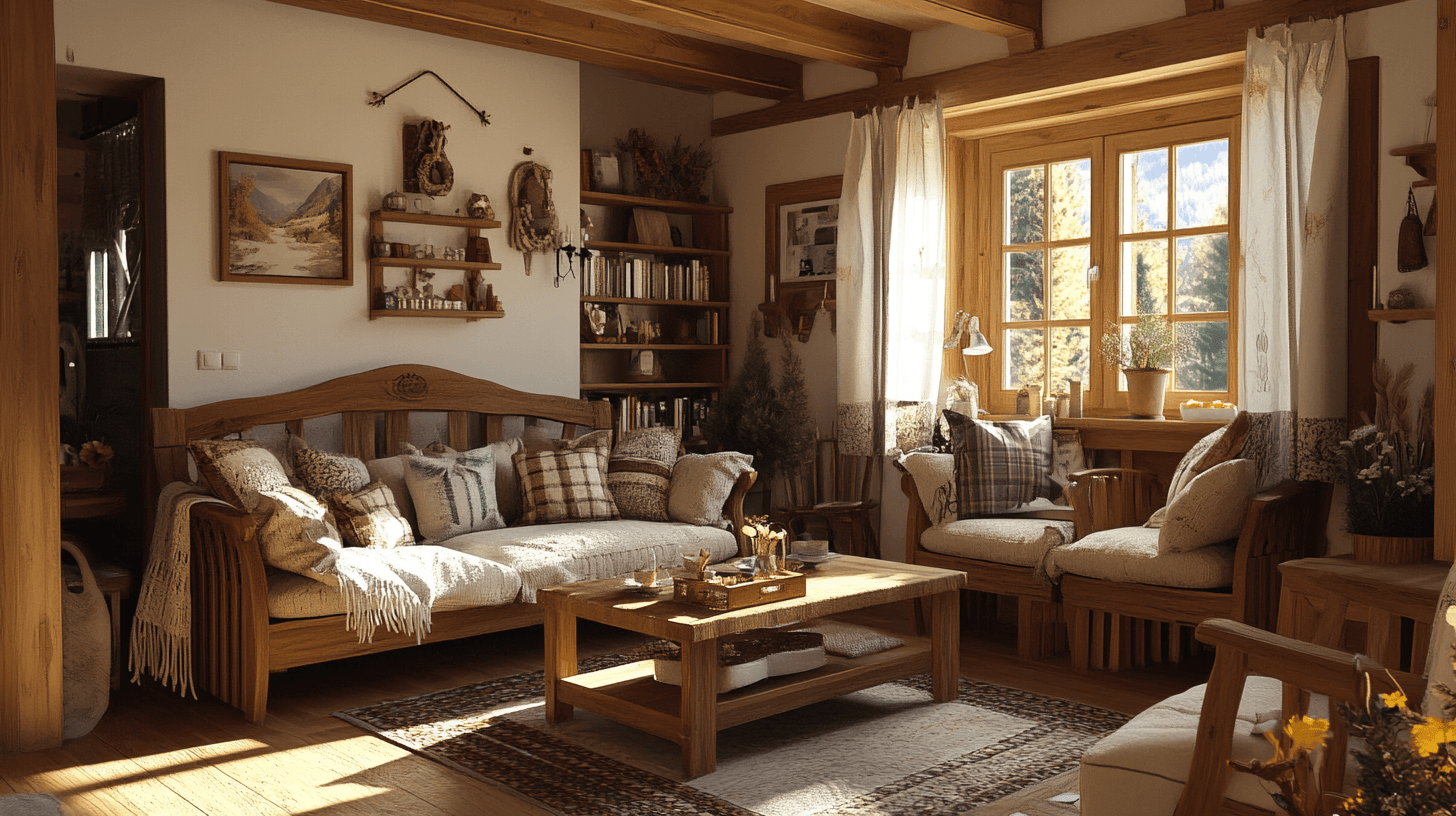 Estilo chalet: Comodidad y materiales naturales