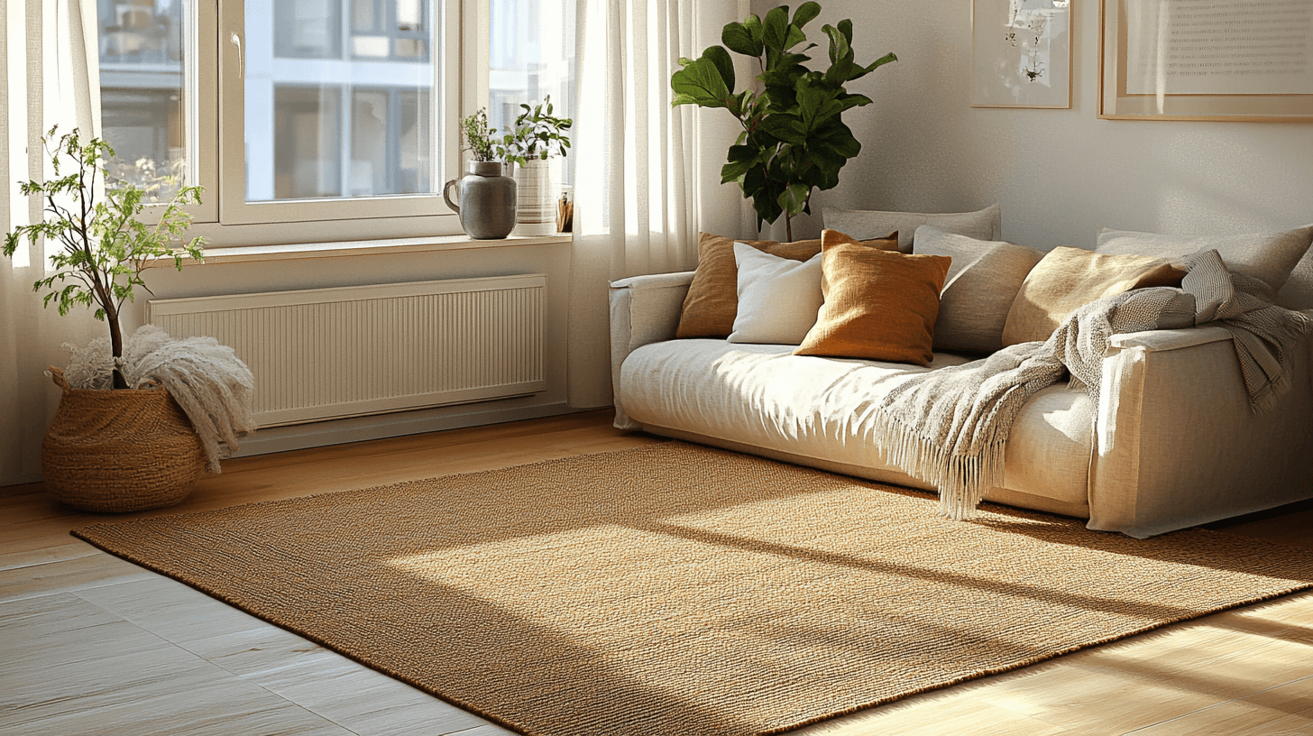Alfombras de sisal en diferentes estilos de vida