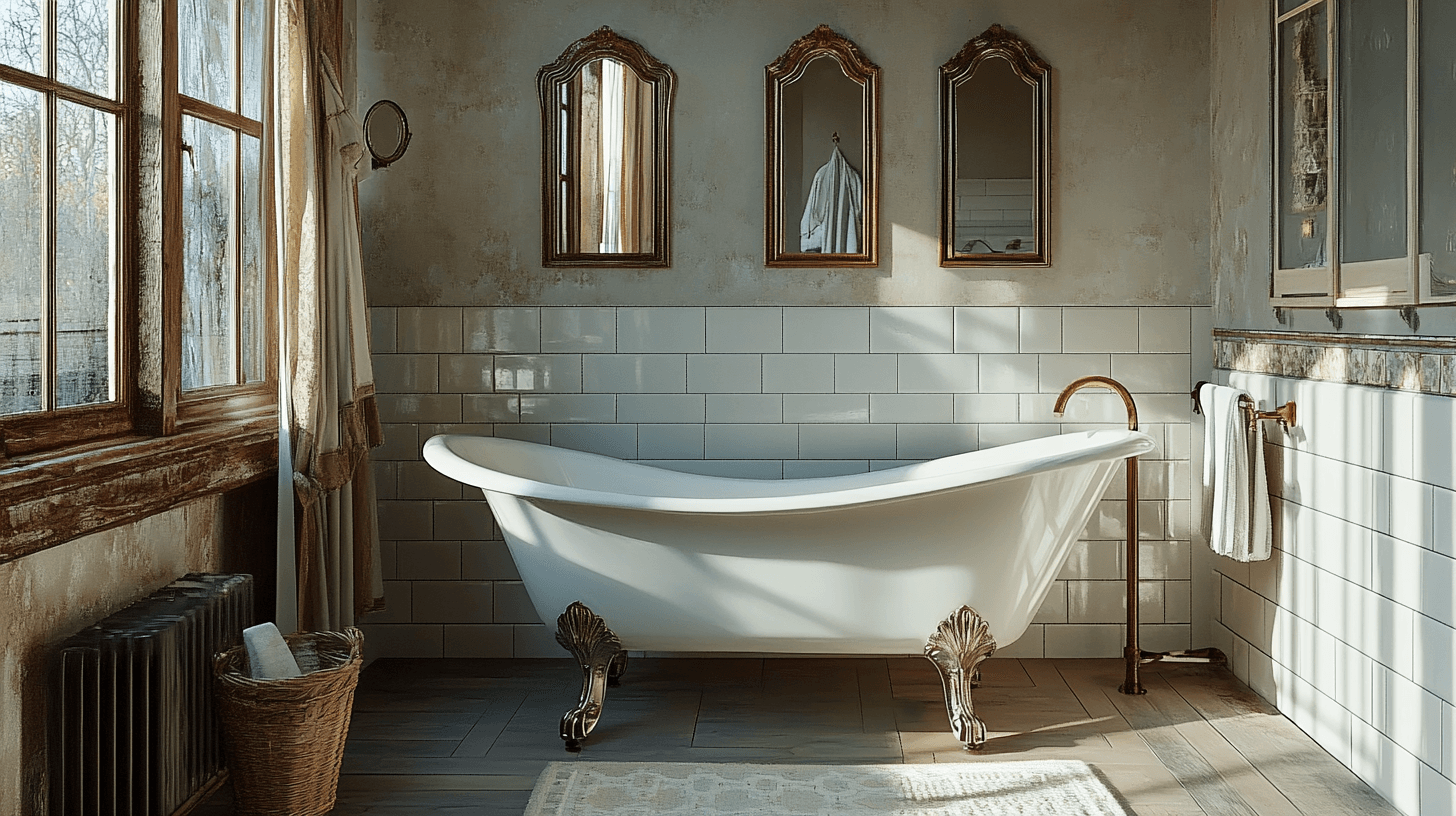 Baño de estilo vintage: Elementos nostálgicos para el hogar moderno