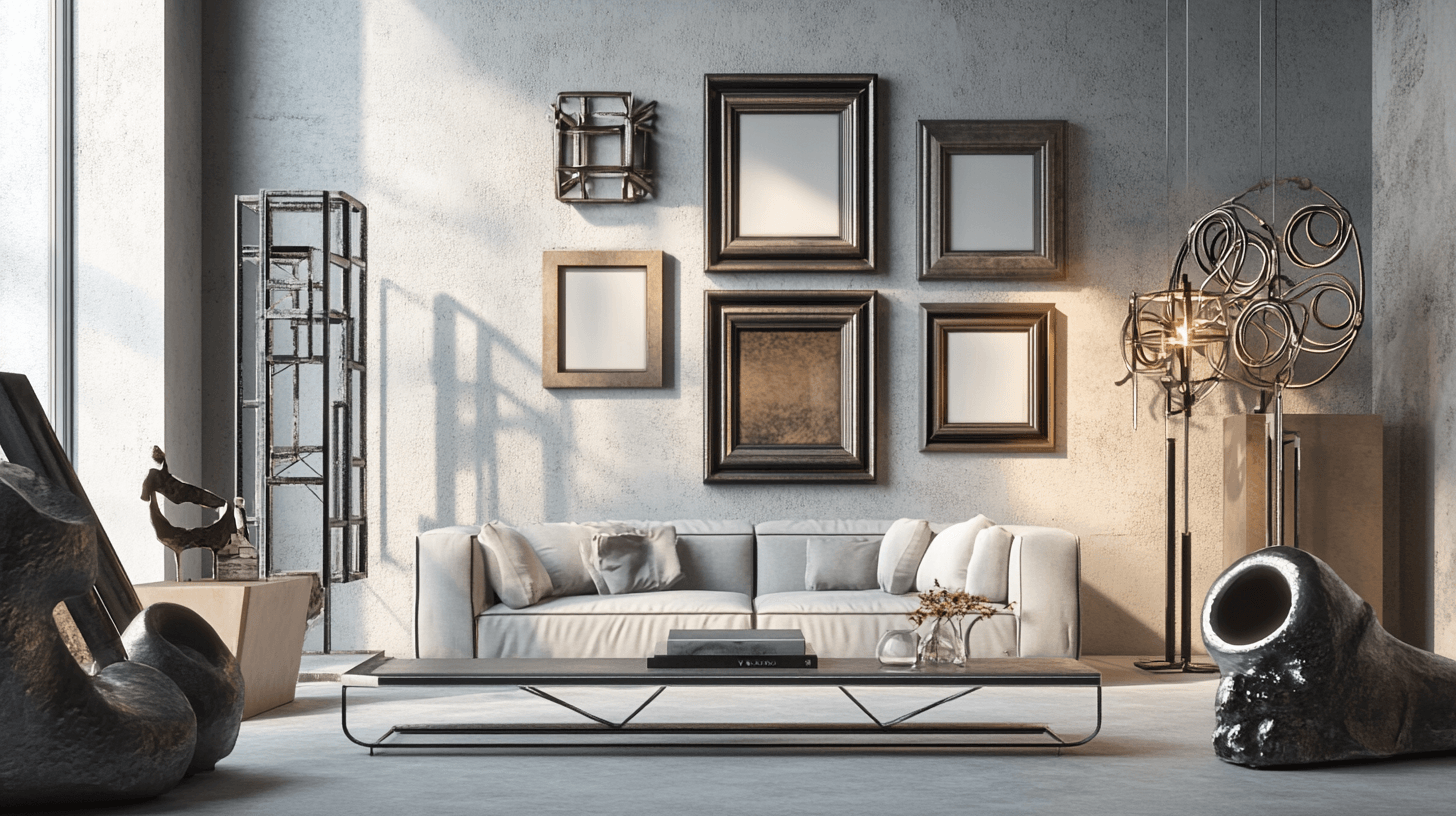 Acentos metálicos decorativos: Pequeños detalles con gran impacto